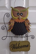 Owl welcome sign for sale  Clayton