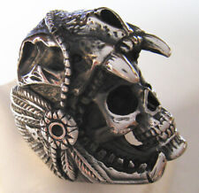 Bague inox skull d'occasion  Fessenheim