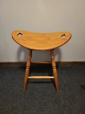 oak swivel stool for sale  New Straitsville