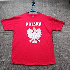 Polska shirt red for sale  Greenwood