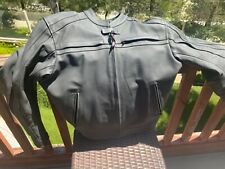 TOURMASTER Coaster  Black Leather CAFE-style Biker Jacket Size L 44 for sale  Shipping to South Africa