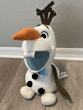 Usado, Peluche Disney Frozen Olaf Muñeco de Nieve Crochet Peluche 17" segunda mano  Embacar hacia Argentina
