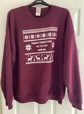 Gildan christmas sweatshirt for sale  MIDDLEWICH
