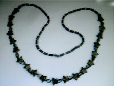 Halskette schwarze silberfarbe gebraucht kaufen  Michelstadt