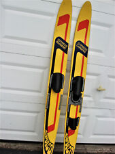 Classic Vintage Wood Cypress Gardens Set of Water Skis with Slalom ski 60's? for sale  USA
