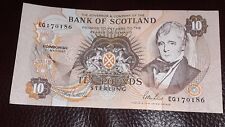 Bank scotland ten for sale  EAST LINTON