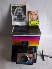 Usado, Câmera de Filme Instantânea Polaroid Colorpack III com Caixa Manual e Cubos de Flash | Testada comprar usado  Enviando para Brazil
