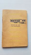 Motom 1960 manuale usato  Vimodrone