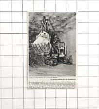 1958 pala mecánica grande trabajando en la mina de sal en Detroit Michigan segunda mano  Embacar hacia Argentina
