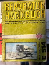 Reparatur handbuch mähdresche gebraucht kaufen  Michendorf