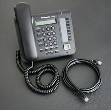 Telefone digital Panasonic KX-NT551 preto retroiluminado LCD 8 botões com frete grátis! comprar usado  Enviando para Brazil