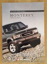 Vauxhall monterey brochure for sale  BOURNE