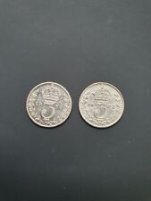 Silbermünzen 3 pence gebraucht kaufen  Strehlen