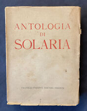 Aa.vv. antologia solaria usato  Italia