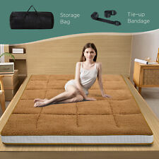 Colchão de chão japonês SLSY colchão futon, almofada de colchão Sherpa lã enrolável comprar usado  Enviando para Brazil