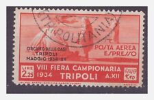 Tripolitania 1934 aerea usato  Pietrasanta