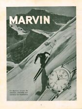 Publicité ancienne montre Marvin 1951 issue de magazine d'occasion  France