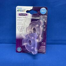 Chupetas Soothie Phillips Avent idade 0-3 meses rosa/roxo (pacote com 2) comprar usado  Enviando para Brazil