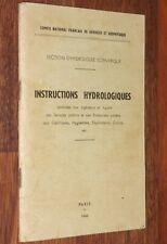 Instructions hydrologiques des d'occasion  Auray