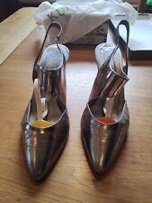 Silver patent leather for sale  SOUTHAMPTON