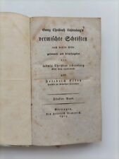 Georg Christoph Lichtenberg Vermischte Schriften 1803 na sprzedaż  PL