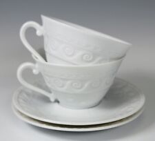 Bernardaud Louvre Set of 2 Cups & 2 Saucers  for sale  Shipping to South Africa