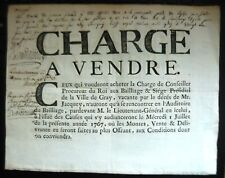 1767 ancien document d'occasion  Champagnole