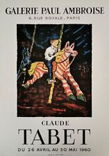 Claude tabet affiche d'occasion  Coucy-le-Château-Auffrique