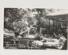 Postcard OR RPPC c.1950s Terrace Dining Room Singing Spring Ranch Agness Oregon for sale  Shipping to South Africa