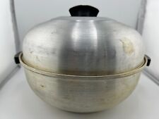 Forno de servir vintage prata alumínio aquecedor de pão ou coque 3 peças comprar usado  Enviando para Brazil