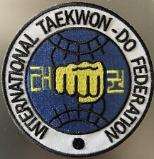 Itf logo patch for sale  BIRMINGHAM