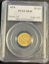1878 2.50 gold for sale  Reno