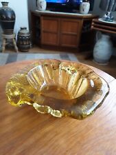 Amber artglass trinket for sale  Shipping to Ireland
