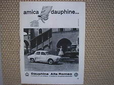 Dauphine alfa romeo usato  Italia
