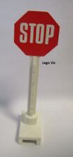 Usado, Lego 739p01 City Road Sign Panneau Signalisation Stop 6306 1060 1620 MOC - A85 comprar usado  Enviando para Brazil
