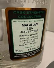 Signatory macallan 1997 for sale  Cleveland