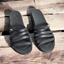 Crocs SPLASH Sandálias Slides Pretas Femininas Tamanho 9 Novo sem etiquetas Original  comprar usado  Enviando para Brazil