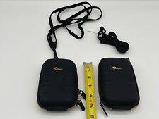 Used, LOT OF 2 Lowepro Santiago 20 II Case for Compact Point and Shoot Camera Black for sale  Shipping to South Africa