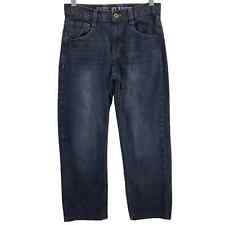 Usado, Jeans Free Planet meninas 28 cintura azul lavagem escura perna reta ajuste regular jeans comprar usado  Enviando para Brazil