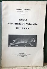 Histoire naturelle lynx d'occasion  Paris VII