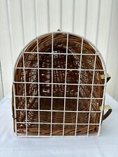 Vintage wicker cat for sale  RUGBY