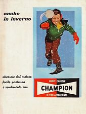 Pubbl.1953 candele champion usato  Biella
