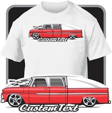 Custom Art T-Shirt for 1964 65 66 GMC Chevy C-10 Crew Cab Chevrolet pickup Truck for sale  Shipping to United Kingdom