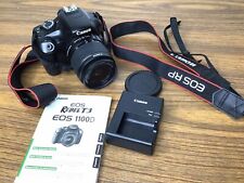Câmera Digital Canon EOS 1100D Rebel T3 18-55mm Lente e Carregador COMO ESTÁ Não Testado, usado comprar usado  Enviando para Brazil