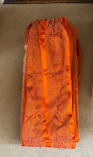Pairs orange curtains for sale  IPSWICH