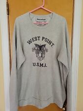 Homefield USMC WESTPOINT Crewneck Sweatshirt Gray XL for sale  Shipping to South Africa