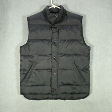 Cabelas Vest Men's Medium Black Puffer Premier Northern Goose Down 650 Fill, used for sale  Shipping to South Africa