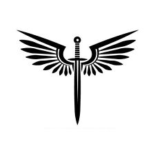 SWORD WITH WINGS CAR DECAL STICKER for sale  Shipping to South Africa