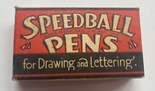 Vintage Hunt SPEEDBALL PEN Calligraphy Pen Nibs Includes box & 8 Nibs - USA, used for sale  Shipping to South Africa