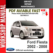 FORD FIESTA 2002 2003 2004 2005 2006 2007 2008 MANUAL DE OFICINA DE REPARO DE SERVIÇO comprar usado  Enviando para Brazil